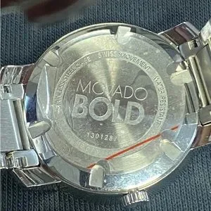 womens movado bold 13012878. Stainless steel, water resistant. Crystal accents. Movado Ladies Bold Watch in Gold-Tone Stainless Steel, 28x26MM main image 4